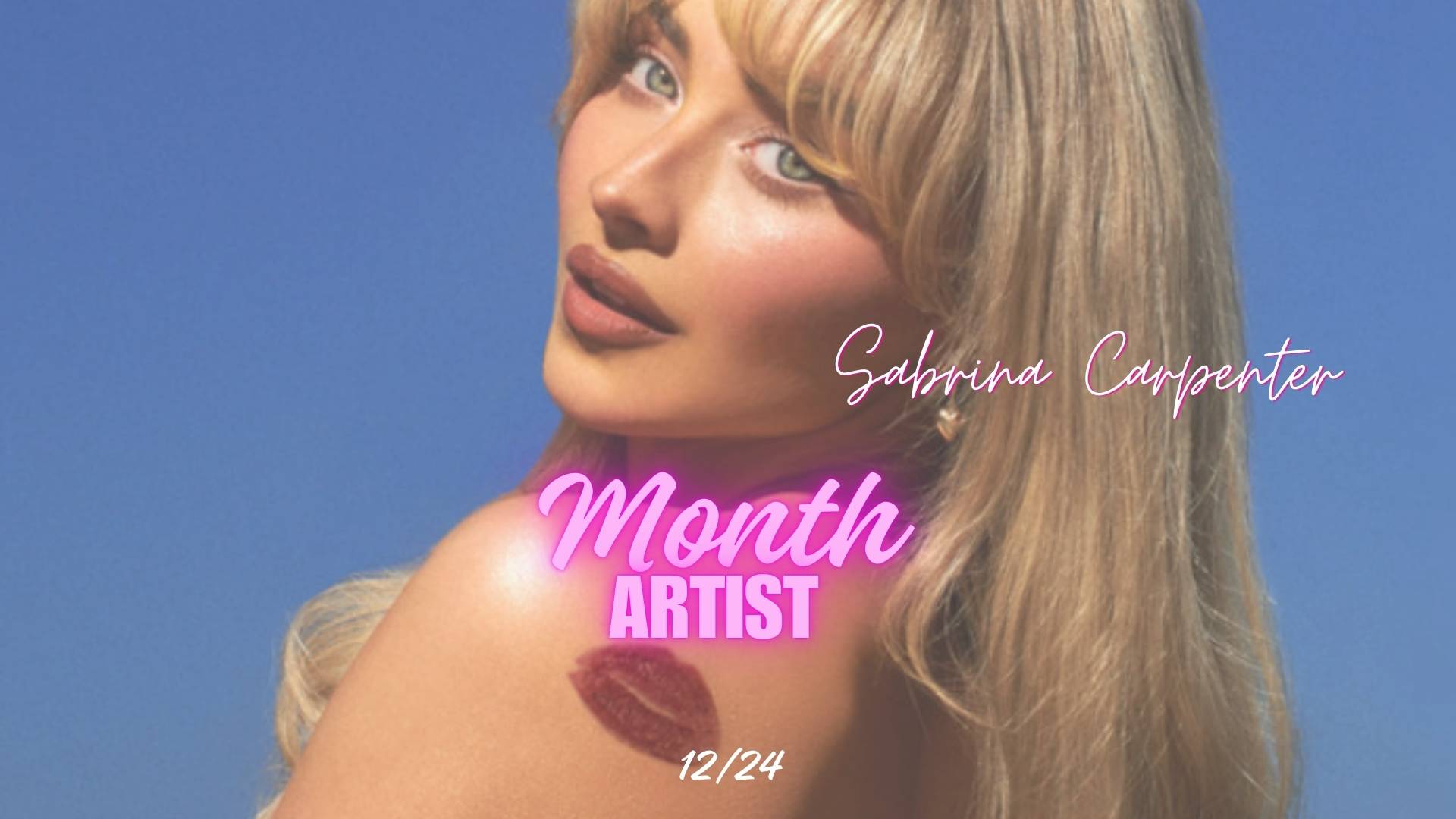 È Sabrina Carpenter l’Artista del Mese di Dicembre 2024, per la Terza volta Regina delle nostre Classifiche
