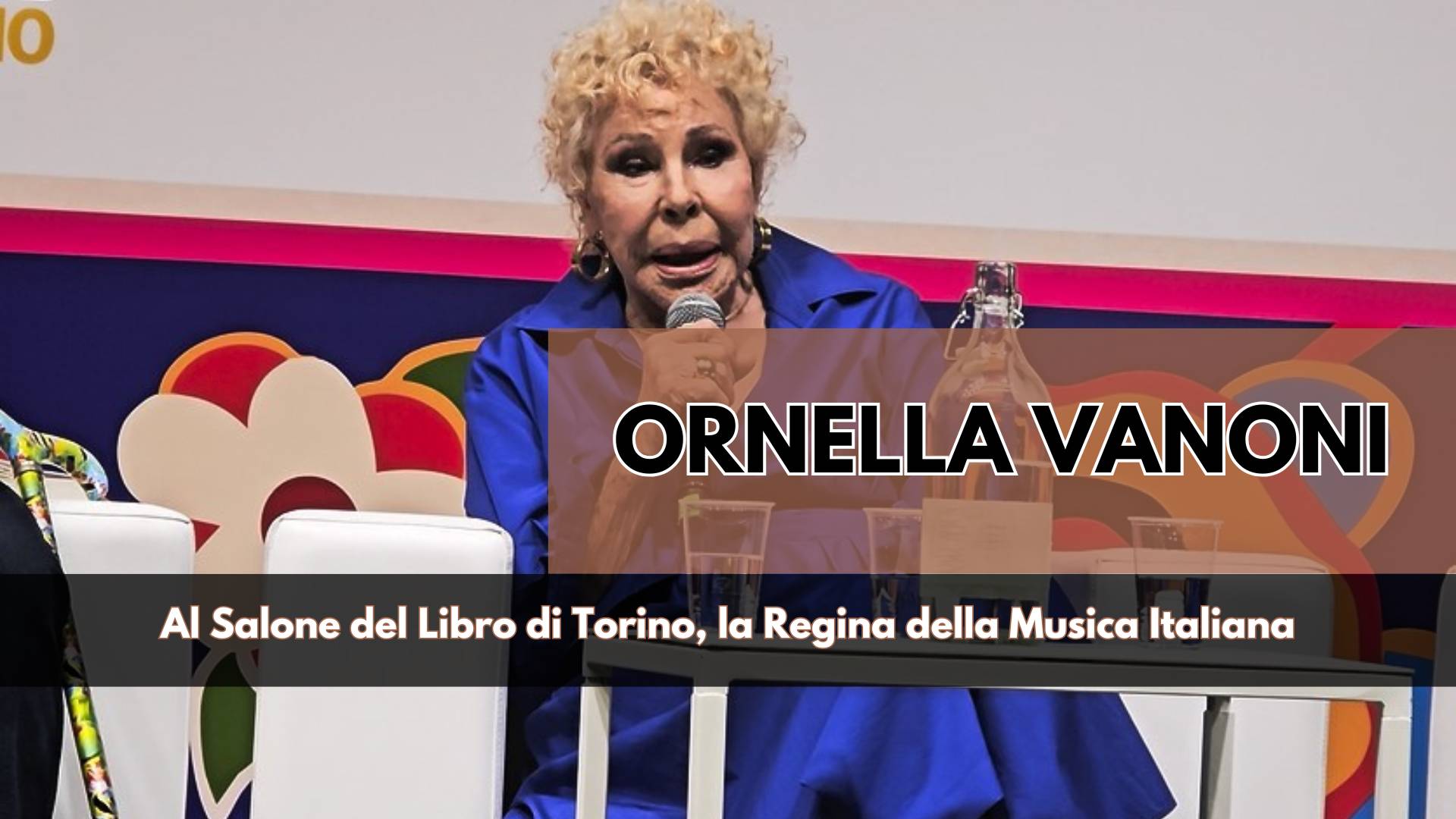 Icona senza tempo, autentica leggenda della Musica, Ornella Vanoni si racconta al Salone del Libro, insieme a Pacifico, in una Conferenza per nulla banale