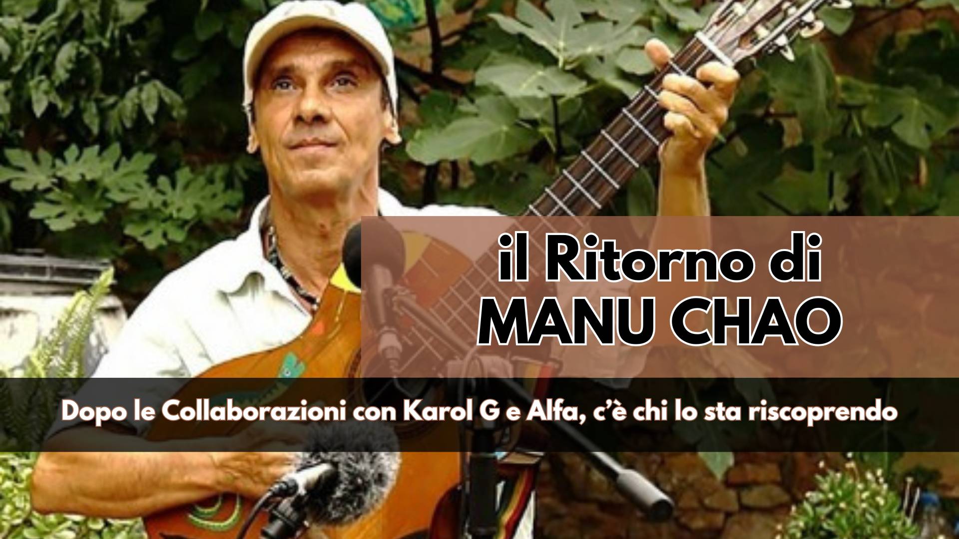 Con i Mano Negra, il successo negli anni 80, da solista ad inizio millennio e la sua popolarità sembrava inarrestabile e dopo anni di silenzio riecco Manu Chao