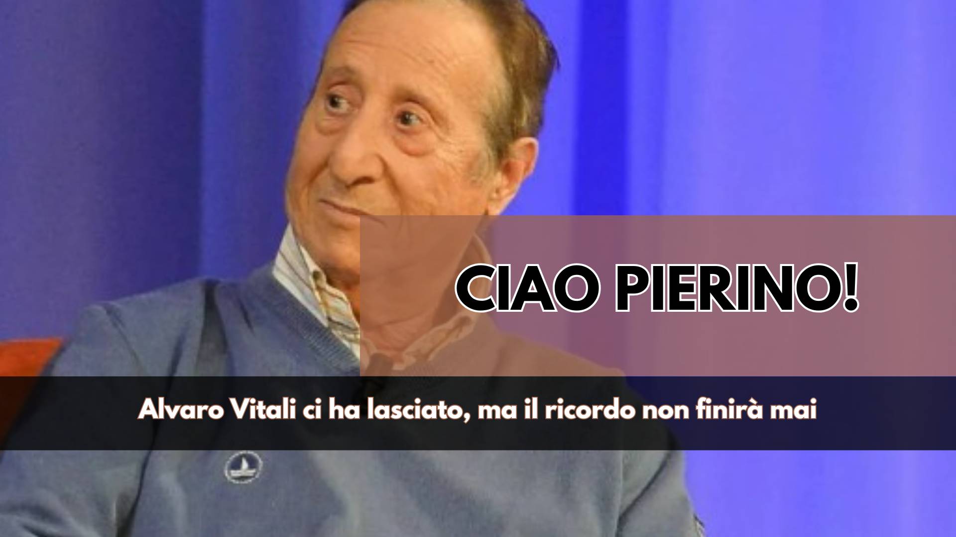 La broncopolmonite (in piena estate) porta via Pierino, ricordiamo Alvaro Vitali per ciò che ha rappresentato, e per la sua capacità di raccontare l'Italia