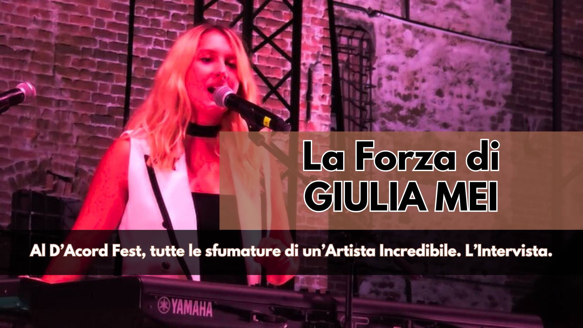 Una delle realtà più interessanti della scena indipendente contemporanea ma Giulia Mei è anche una Persona Culturalmente molto stimolante che ci ha sorpreso.