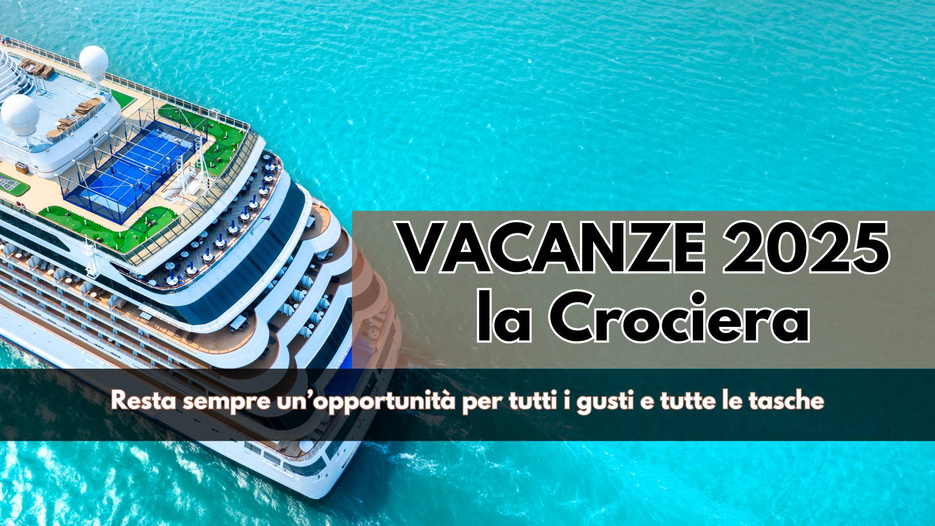 La crociera è una metafora perfetta della vita moderna: un equilibrio costante tra movimento e quiete, tra esplorazione e riflessione, tra socialità e intimità