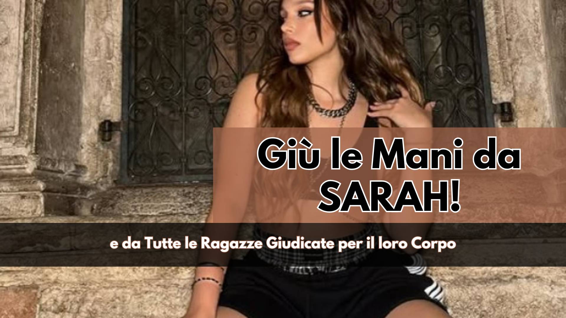 Commenti senza senso logico che tuttavia possono far male, non solo a chi li riceve come Sarah Toscano ma anche a tante altre Persone, per questo diciamo basta!