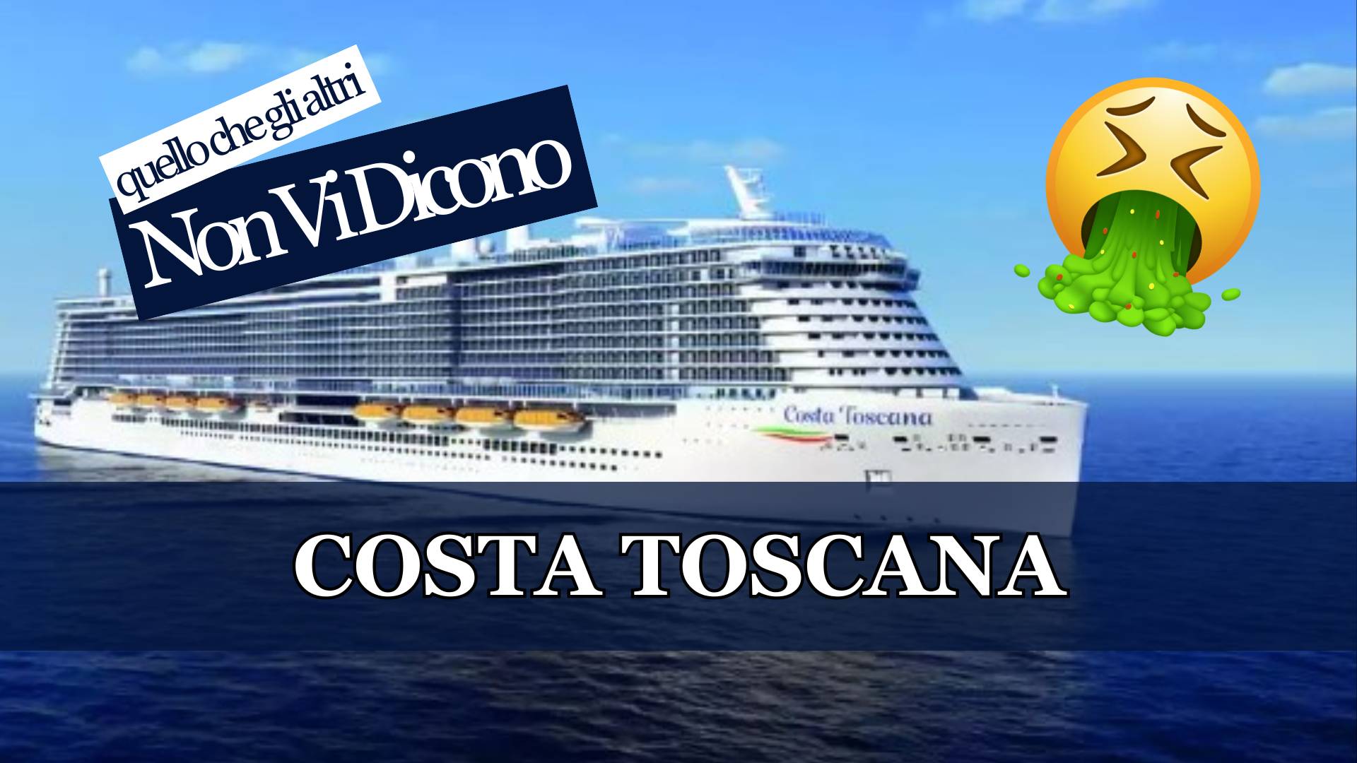 Una settimana su Costa Toscana (nave di Sanremo e di Bruno Barbieri) ed abbiamo scoperto che non tutto è oro ciò che luccica, dietro l'immagine tante lacune...