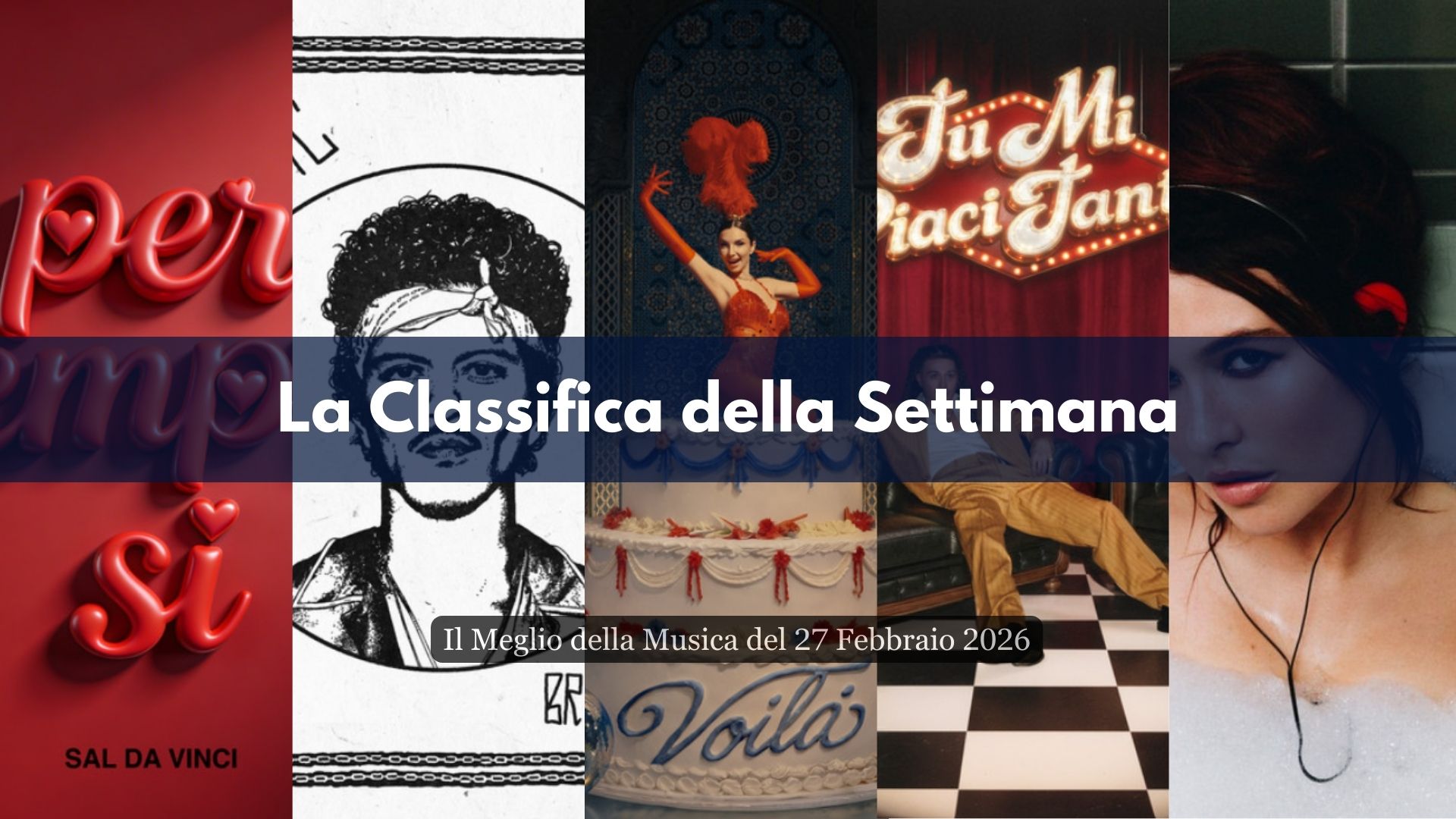 Va bene Sanremo ma ci sono anche altre Novità, in questa Classifica rivoluzionata dai brani del Festival, iniziamo a capire quale funziona e quale no