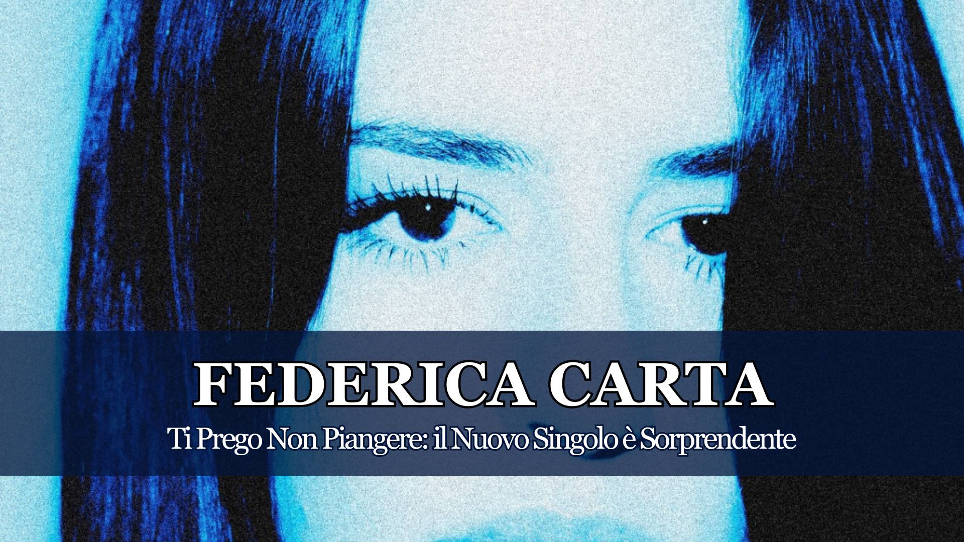 FEDERICA CARTA TI PREGO NON PIANGERE SINGOLO