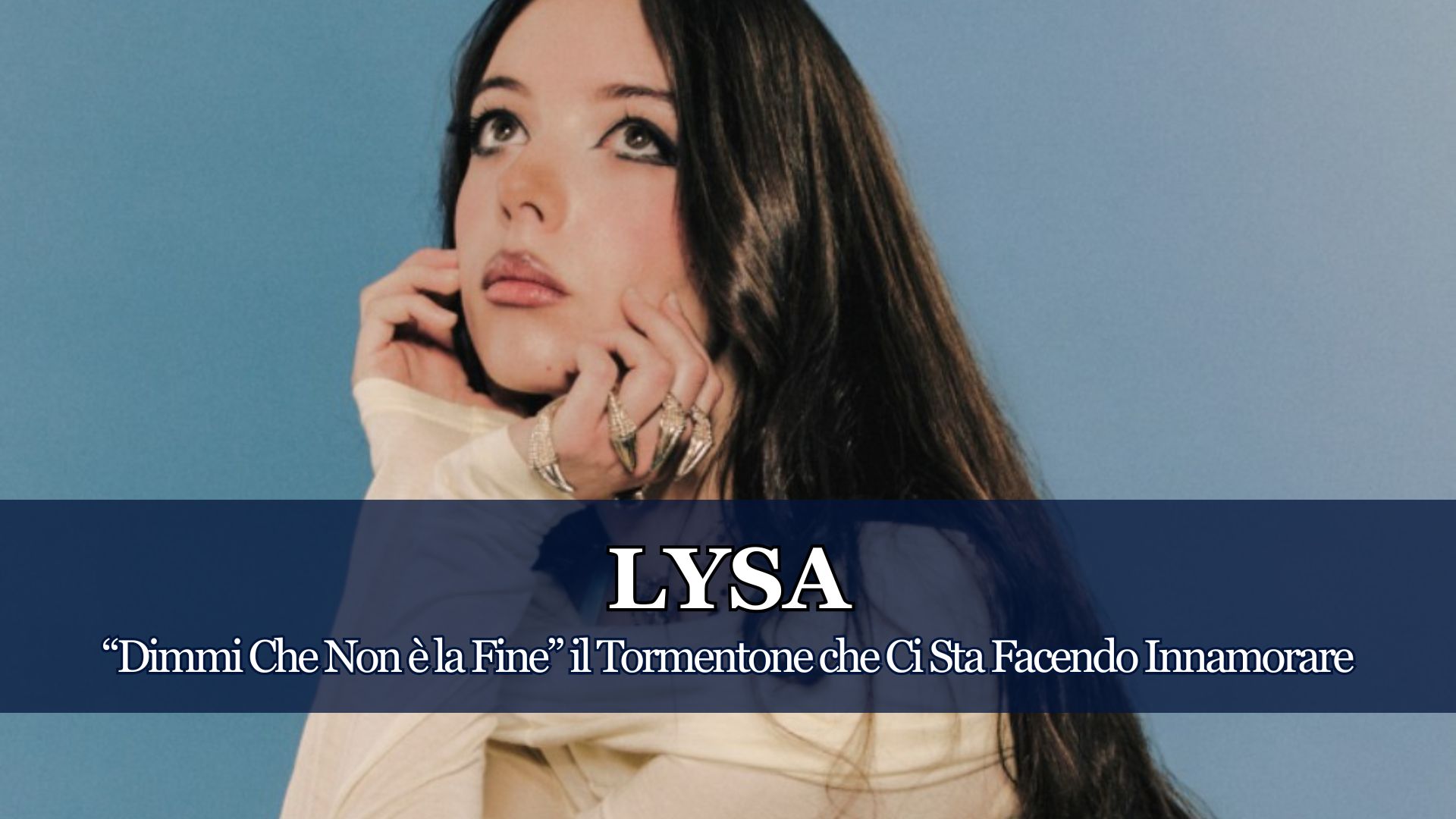 Nella settimana di Sanremo dedichiamo un po' di spazio ad alcuni giovani emergenti che non saranno su quel palco ma che meritano la nostra attenzione come Lysa