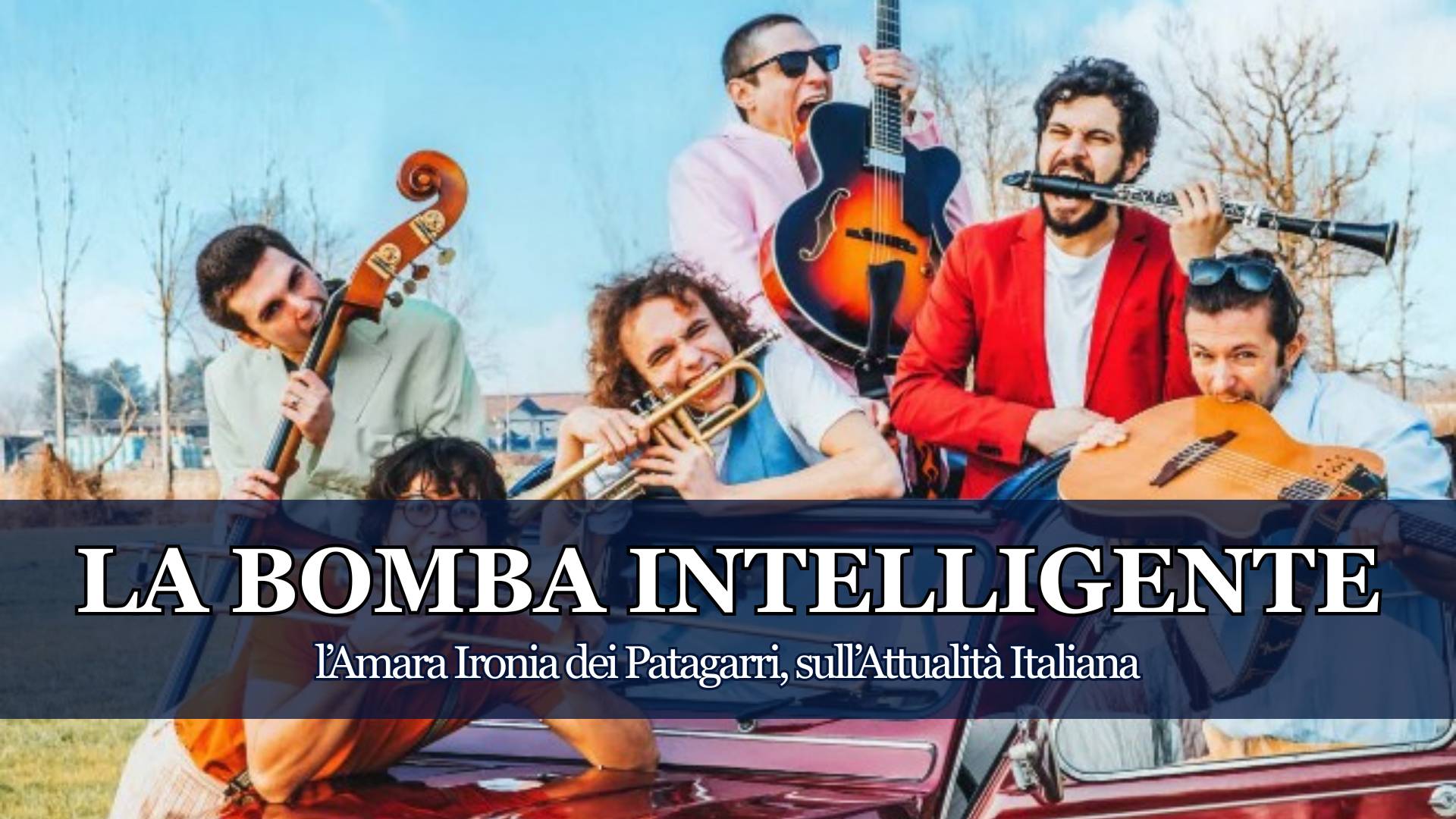 Pungente e Amara Ironia sulla Situazione Politica Attuale, ancora una volta i Patagarri ci regalano un bellissimo esempio di Cantautorato di Protesta