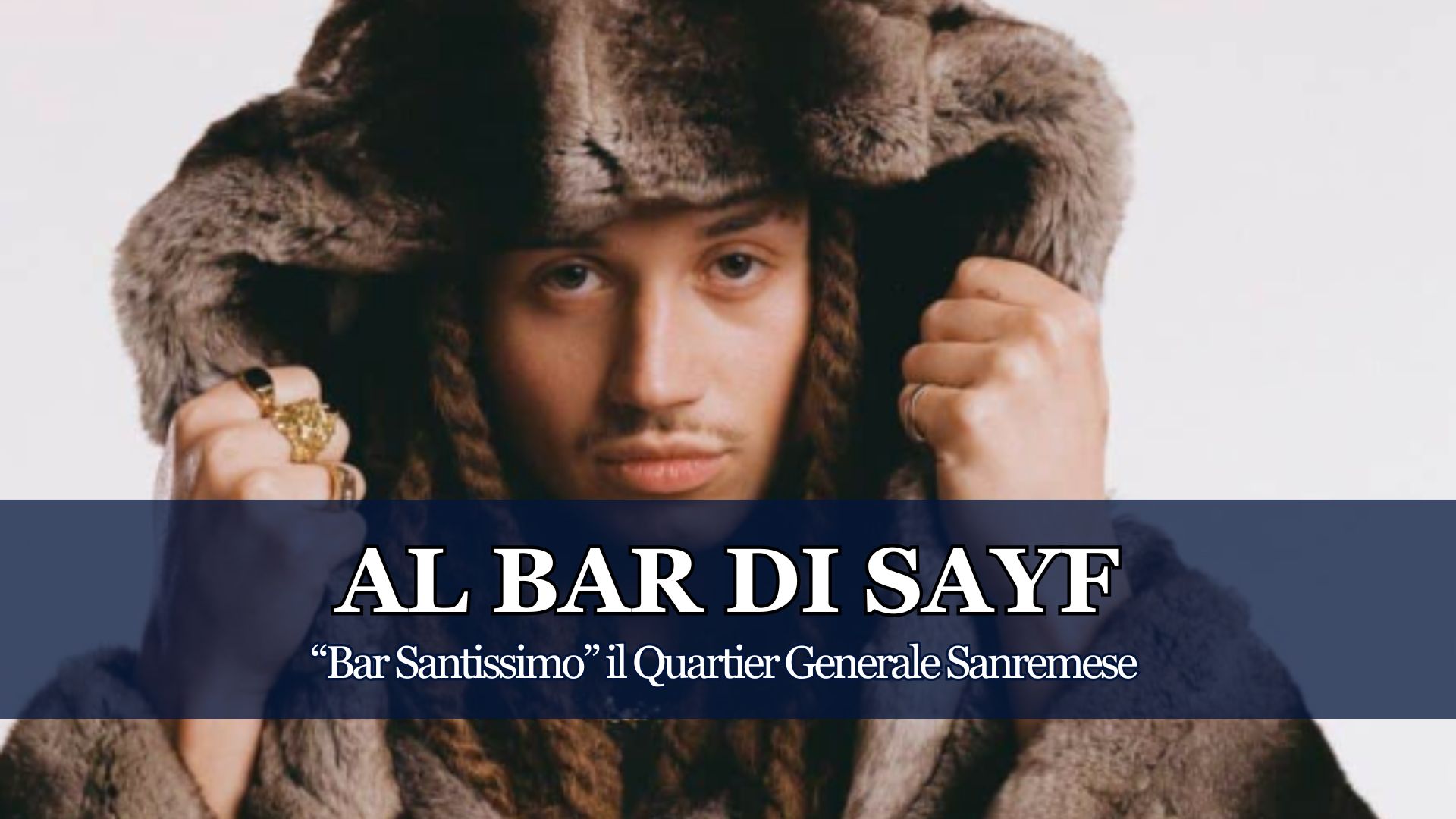 Un Bar in pieno centro a Sanremo per una settimana di incontri con i suoi fans, così Sayf entra nel vivo del suo primo Festival