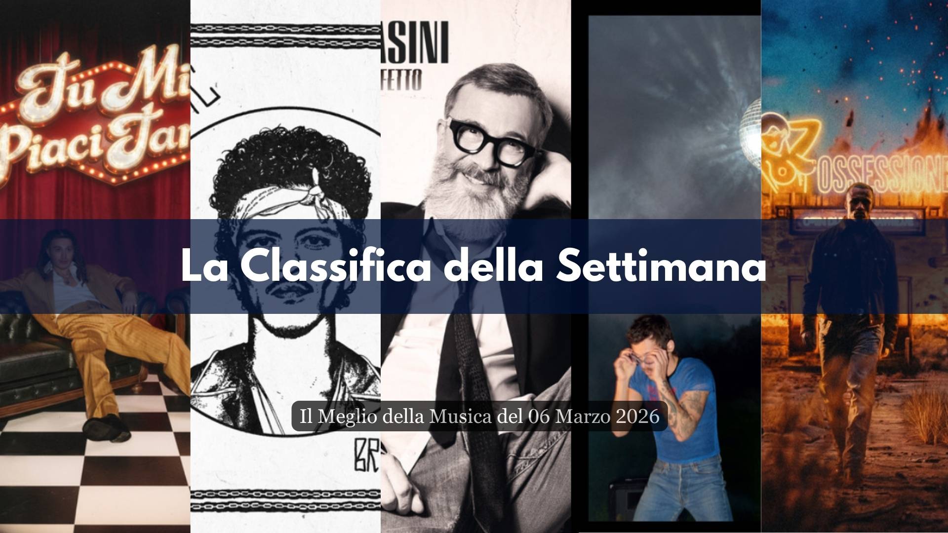 La Classifica che ci svela i TOP e i FLOP del Festival (ma non solo), il ritorno di Harry Style, una nuova numero uno e il primo crollo di Sal Da Vinci
