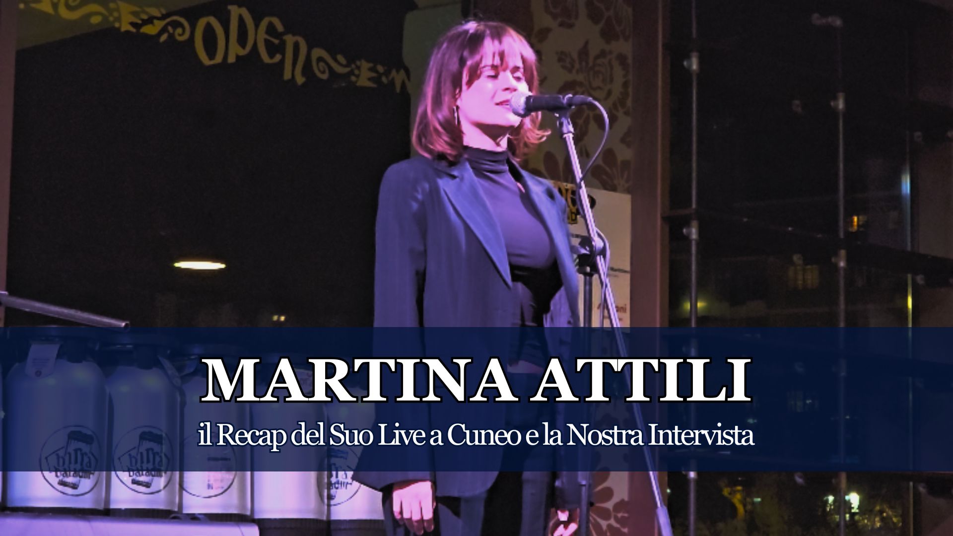 Al Connessioni Sonore arriva una delle Nostre Cantautrici Preferite: Martina Attili. Ecco com'è andato il suo Live all'Open Baladin e la nostra Intervista