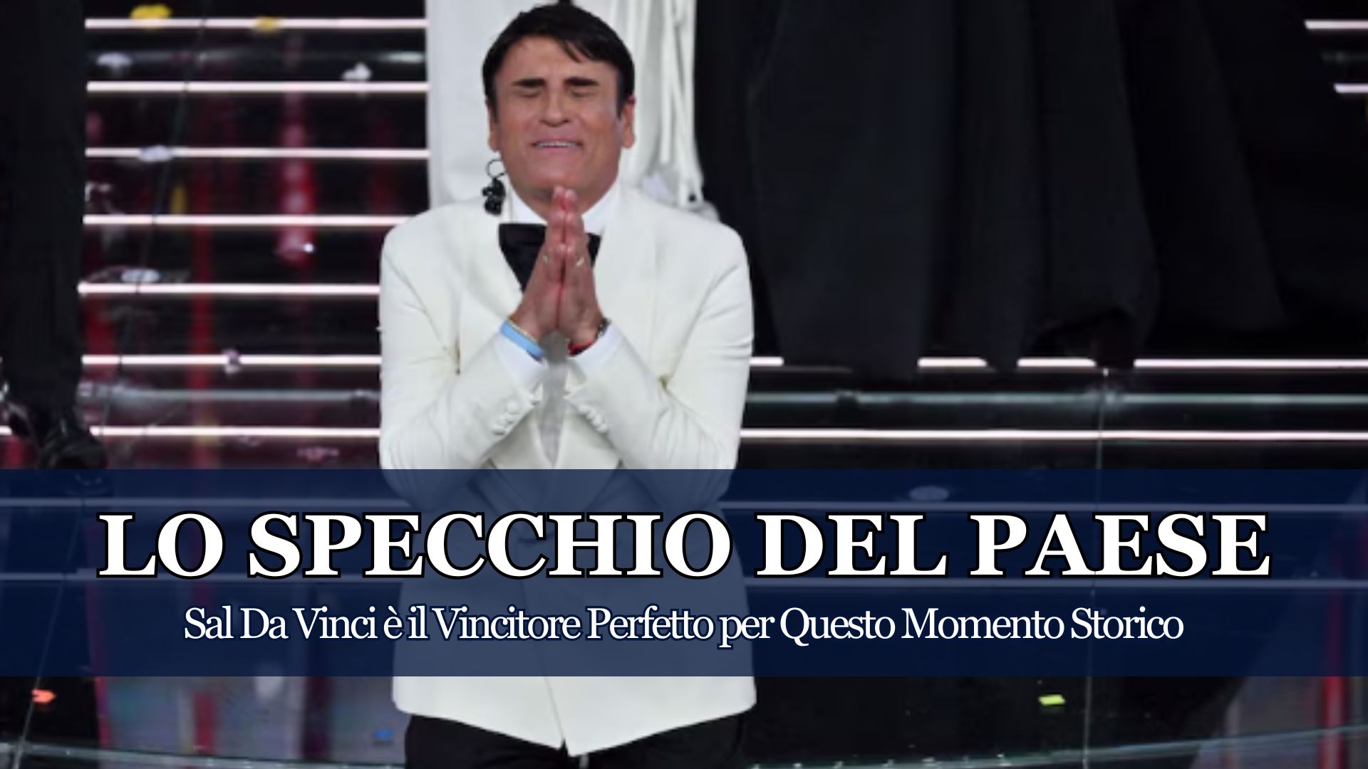 Un paese un po' meloniano e un po' democristiano, con tanta paura di cambiare ed evolversi, aveva bisogno di un Sal Da Vinci, una comfort zone musicale che mette tutti d'accordo
