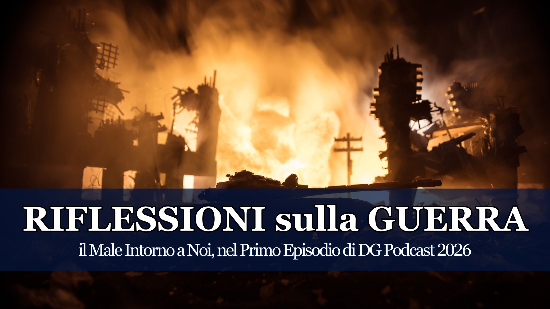Torna DG Podcast e diventa un punto di riferimento per un'analisi libera e senza censure dell'attualità. Il Primo Episodio: Riflessioni Sulla Guerra è Online.