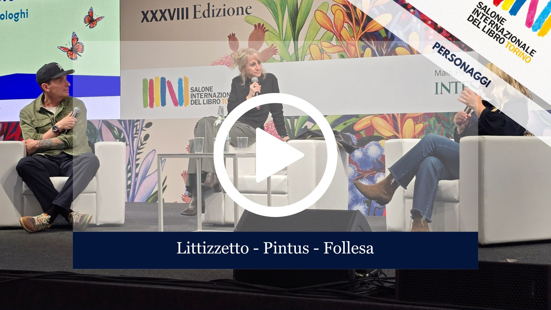 Video-Notizia dal Salone del Libro di Torino. Luciana Littizzetto Dialoga con Angelo Pintus e Katia Follesa parlando di Attualità, Vita Privata e Comicità