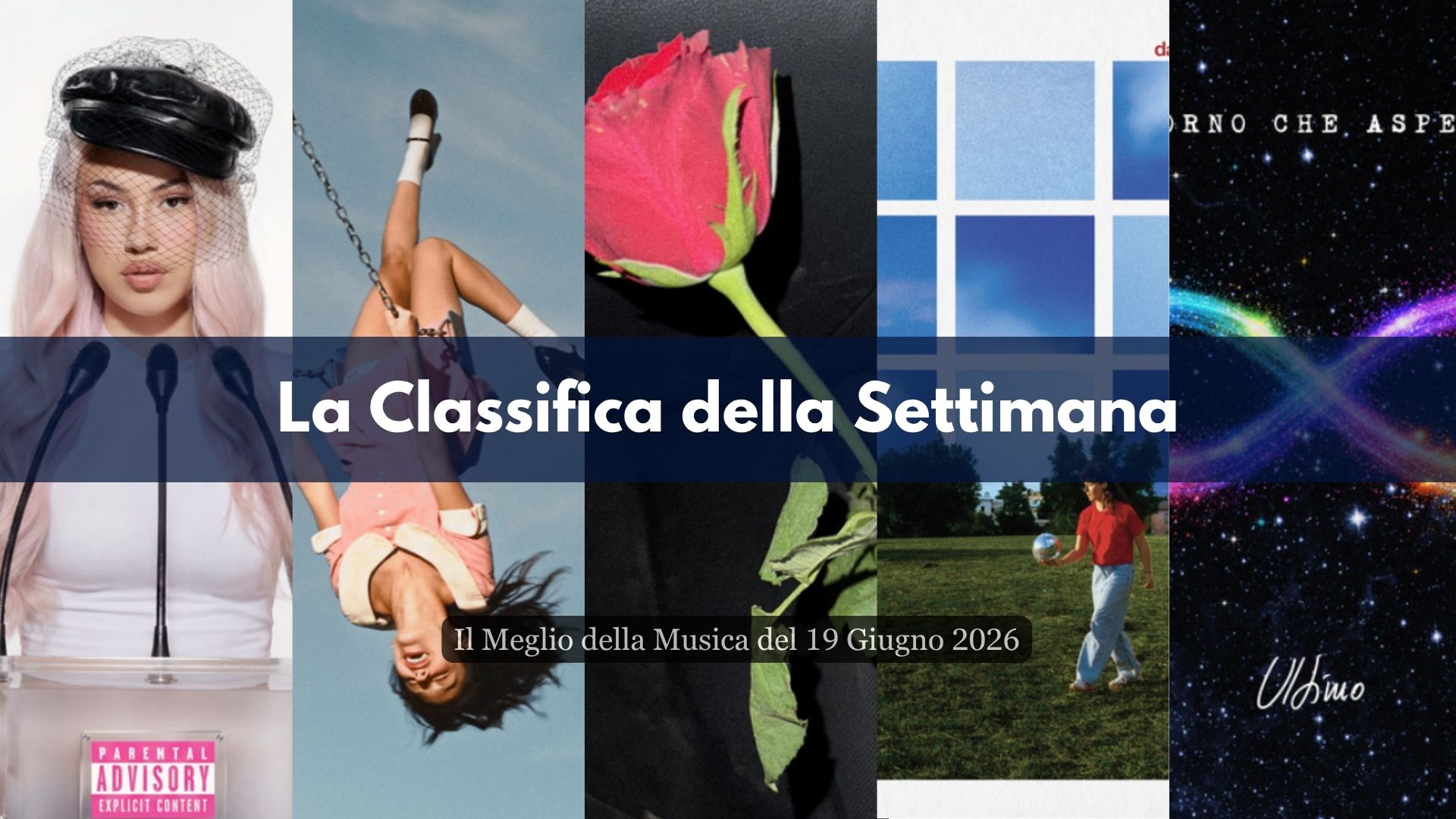 Un singolo pazzesco si prende la vetta della Classifica ma anche tra gli Album non mancano Novità e Sorprese. Una Settimana piena di Cambiamenti.