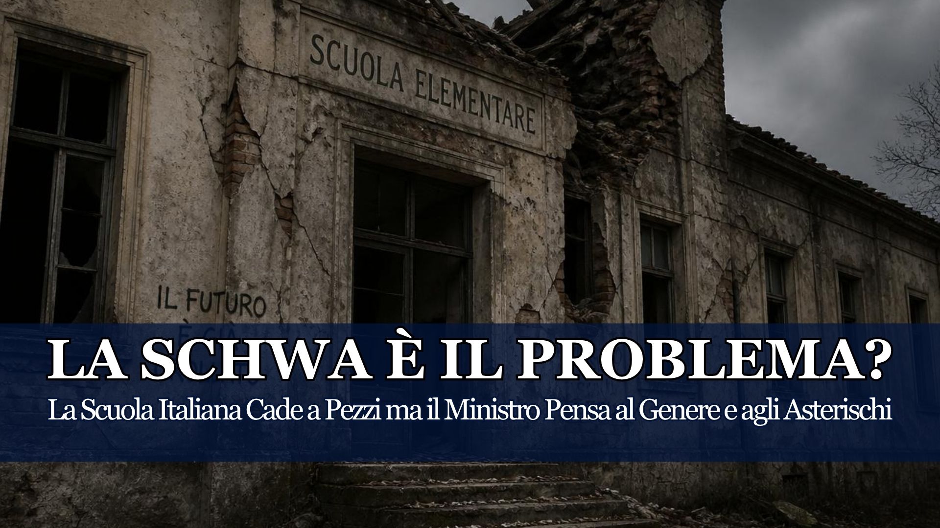 La Circolare del Ministr* dell'Istruzione è chiara, anche nell'anno scolastico che sta per iniziare Schwa e Asterischi sono vietati perché la Diversità va Cancellata