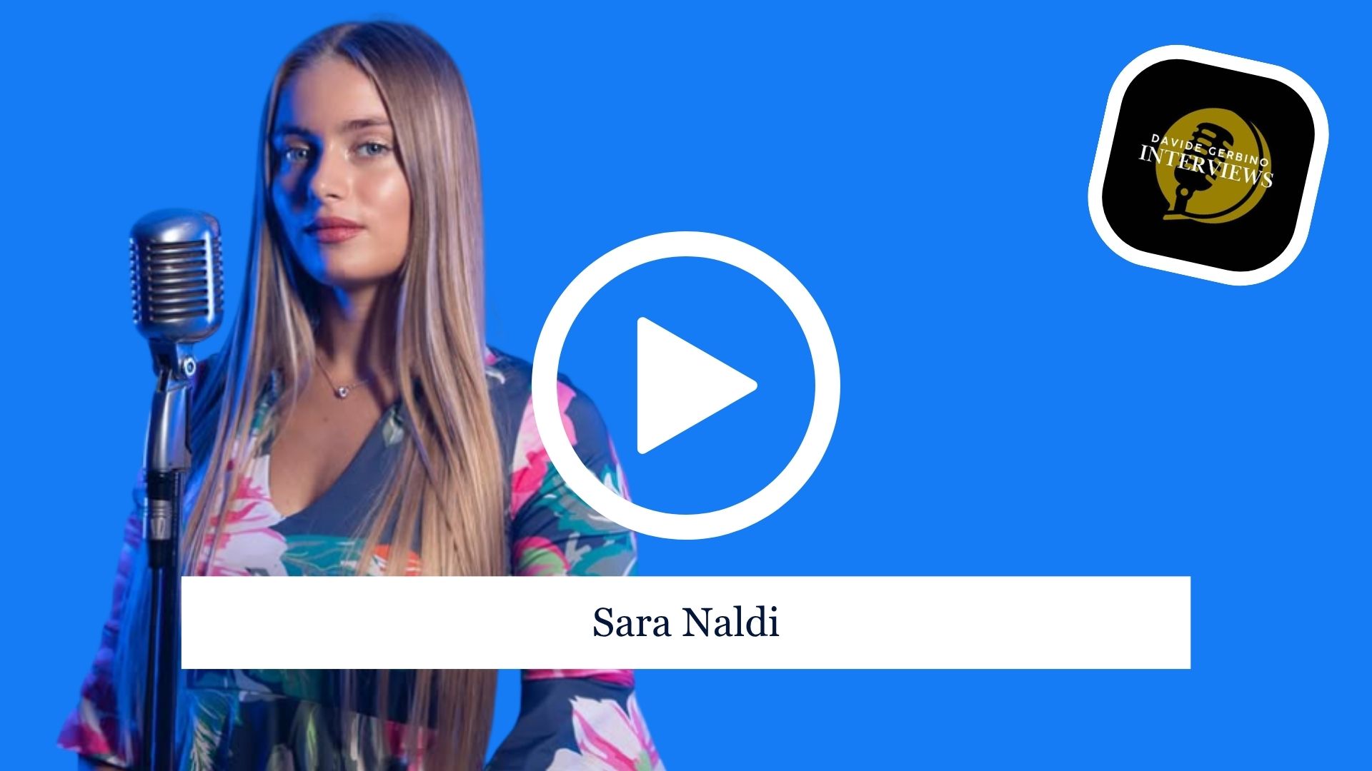 Abbiamo fatto una chiacchierata con un'Artista di cui siamo certi, sentirete ancora parlare a lungo, Sara Naldi è la Protagonista della Nuova Puntata di Interviews