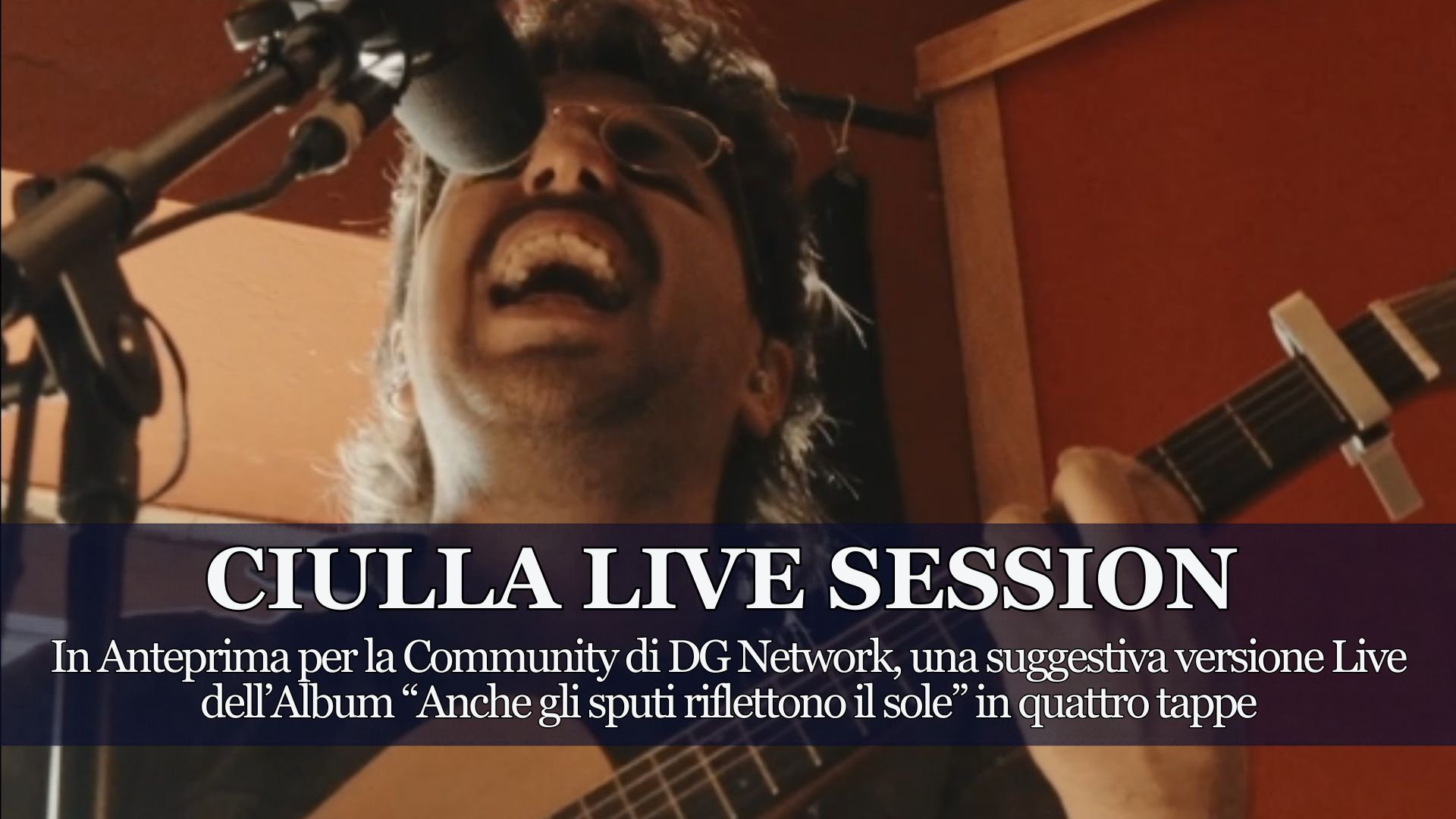 Anche gli Sputi Riflettono il Sole è un Progetto che prende una nuova forma, passando per un racconto Live. Il Regalo di Ciulla alla Nostra Community
