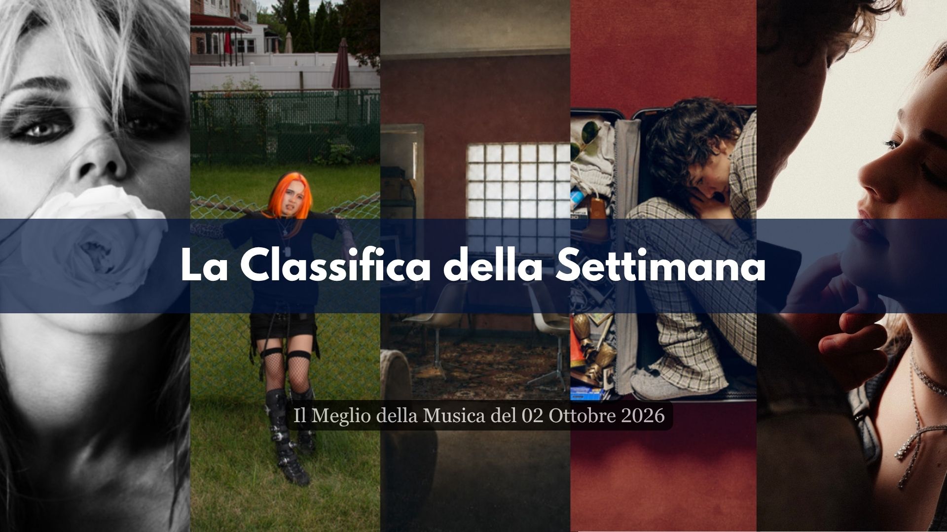 Ancora cambiamenti nella nostra Classifica Settimanale, tra Nuovi Arrivi e Uscite, Consacrazioni e Successi è tempo di scoprire il meglio della Musica