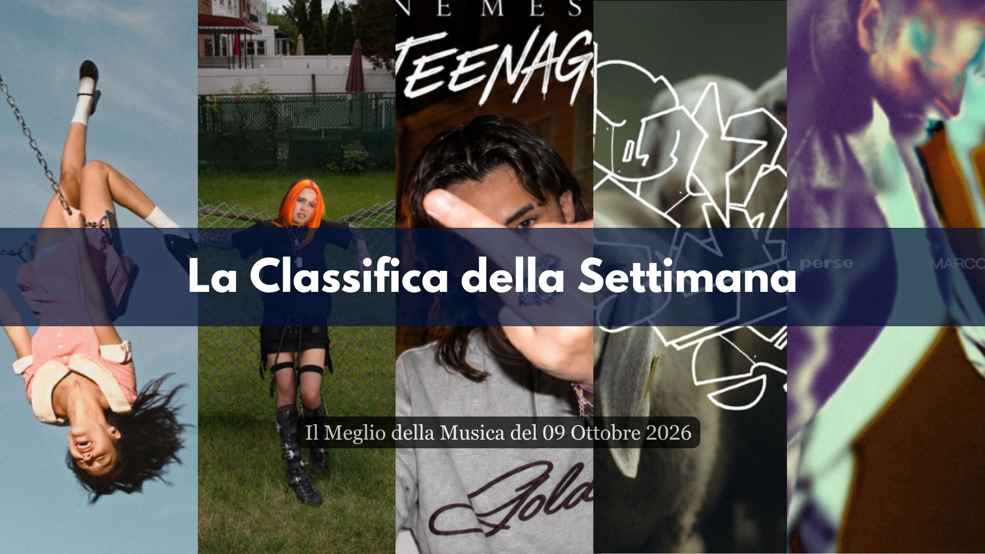 Come ogni Venerdì ormai dal 1999 è tempo di scoprire il Meglio della Musica di questo Momento attraverso la Nostra Classifica. Novità e Successi: Scopriamoli