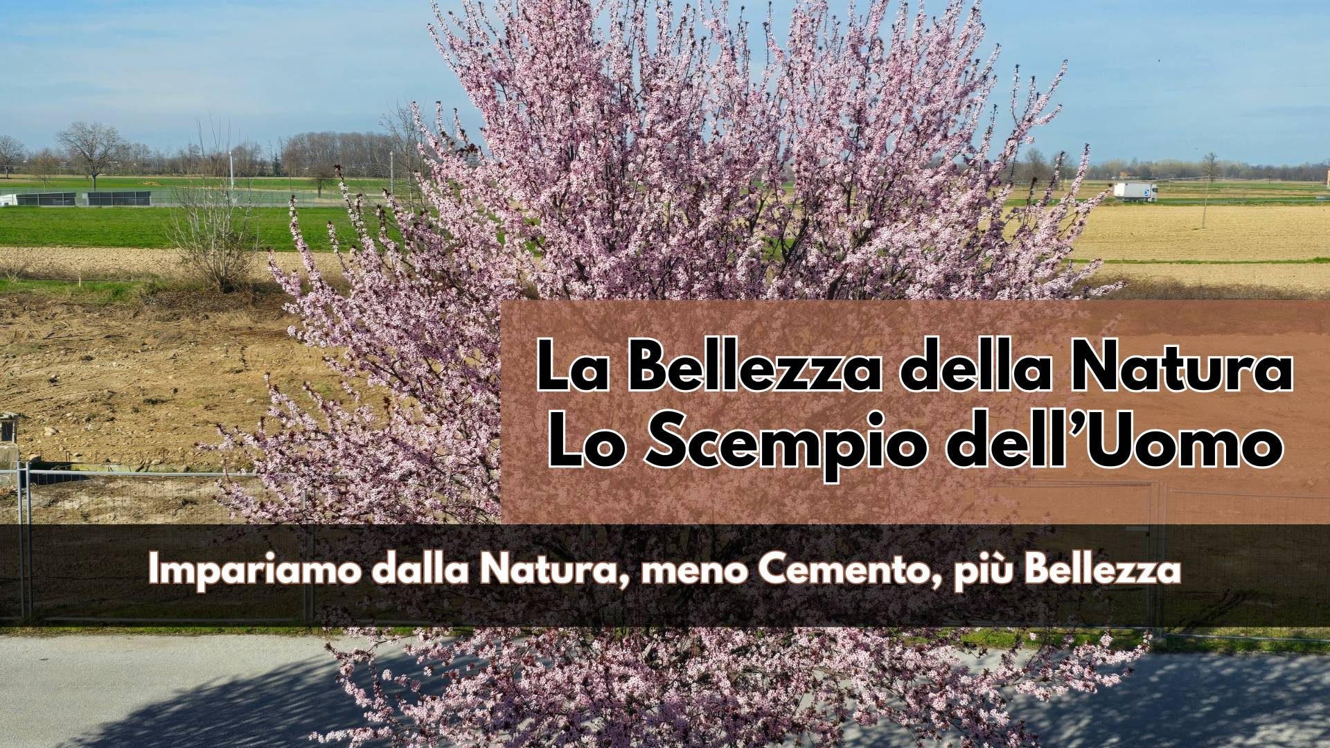Meno Cemento e più la Bellezza della Natura, prima di costruire, recuperiamo ciò che già abbiamo, solo così ci guadagnerà veramente l’intera collettività
